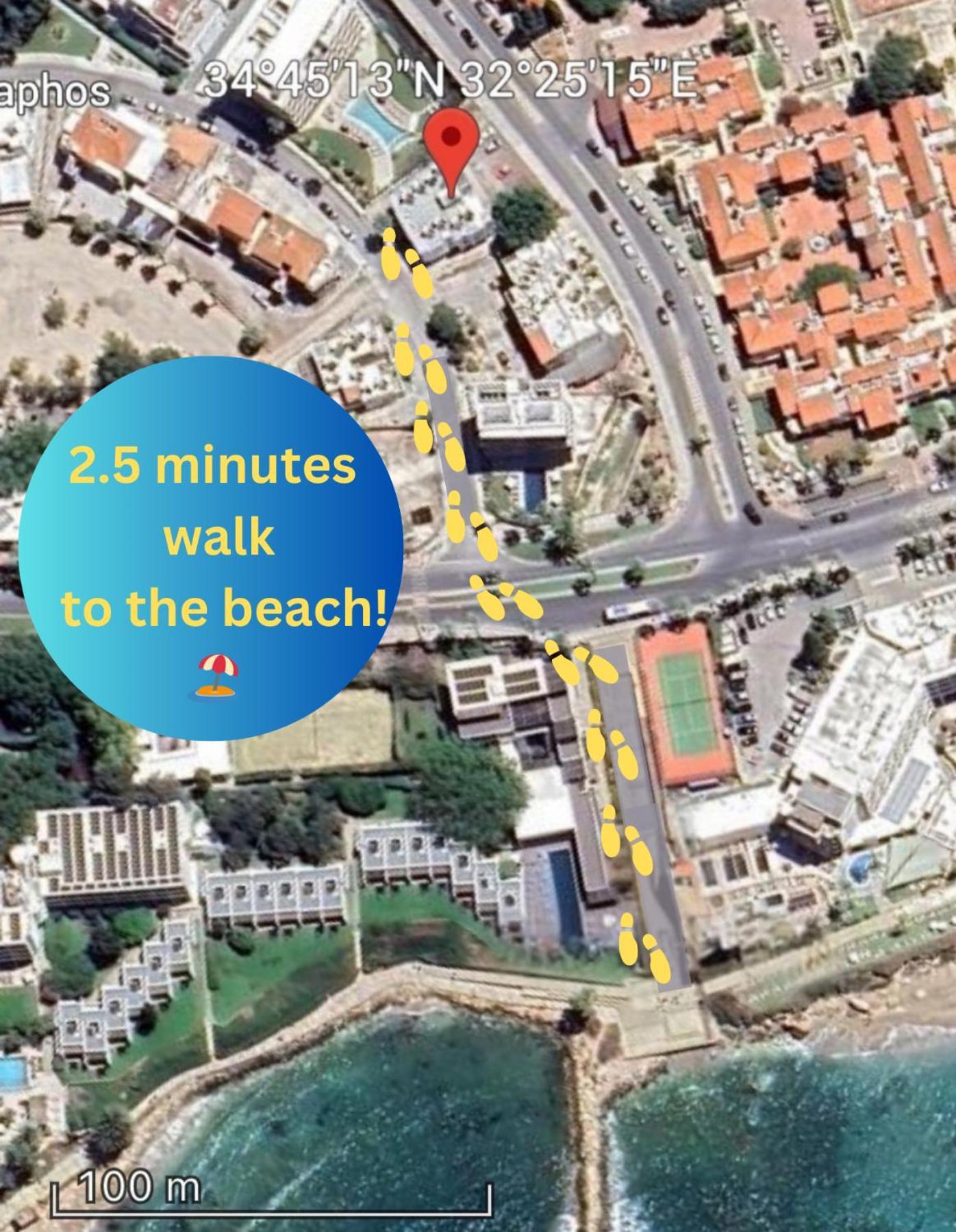Dreamy 2 Bed Apartment By The Sea Paphos Exterior foto